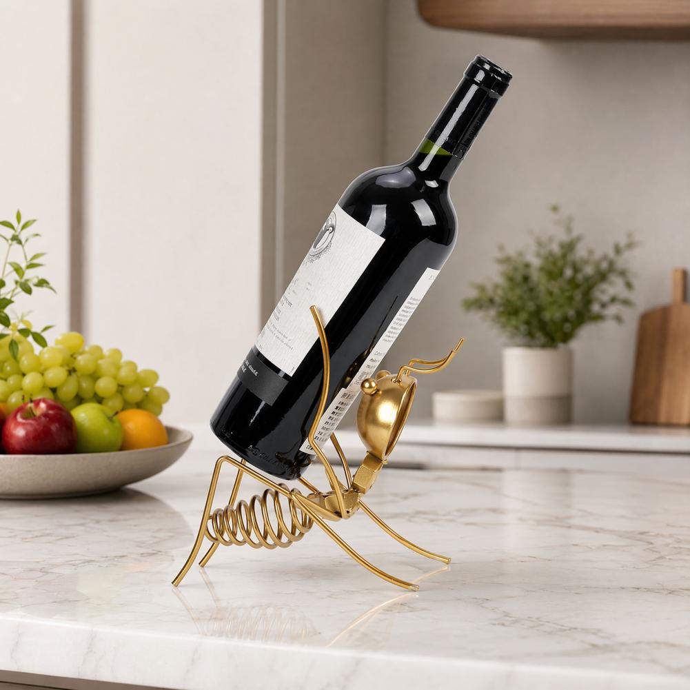 Home Bar Stand - Rak Anggur Logam Solid Unik, Tempat