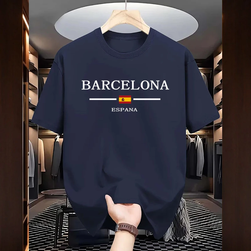Home Barcelona - Kaus Cetak Barcelona untuk Pria Kaus