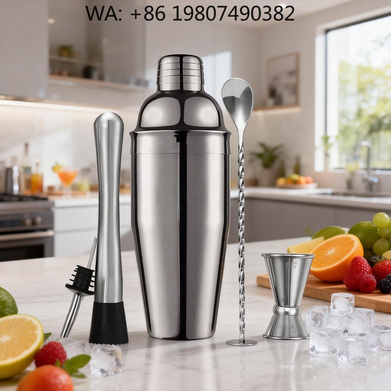 Boston Shaker Set - Set Perlengkapan Bar Stainless Steel 5-Piece,