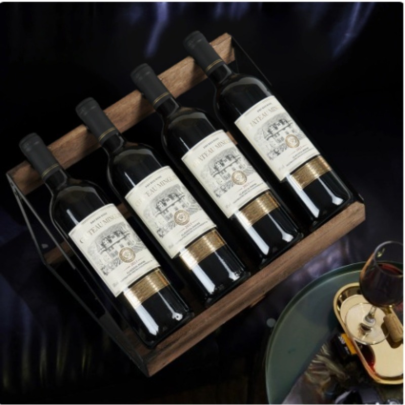 Rak Anggur Kayu untuk Bar Ruma - Home Bar Stand ulasan dan harga