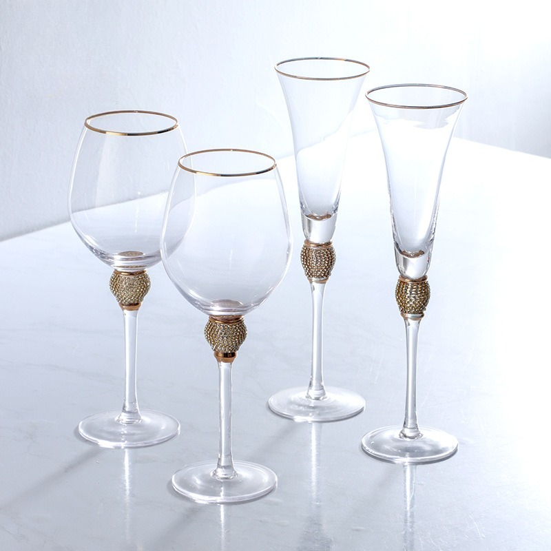 Set Gelas Highball Pelek Emas  - Highball Glass Set ulasan dan harga