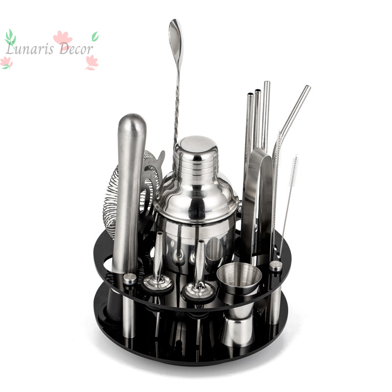 Perlengkapan Bartending Lengka - Boston Shaker Set ulasan dan harga