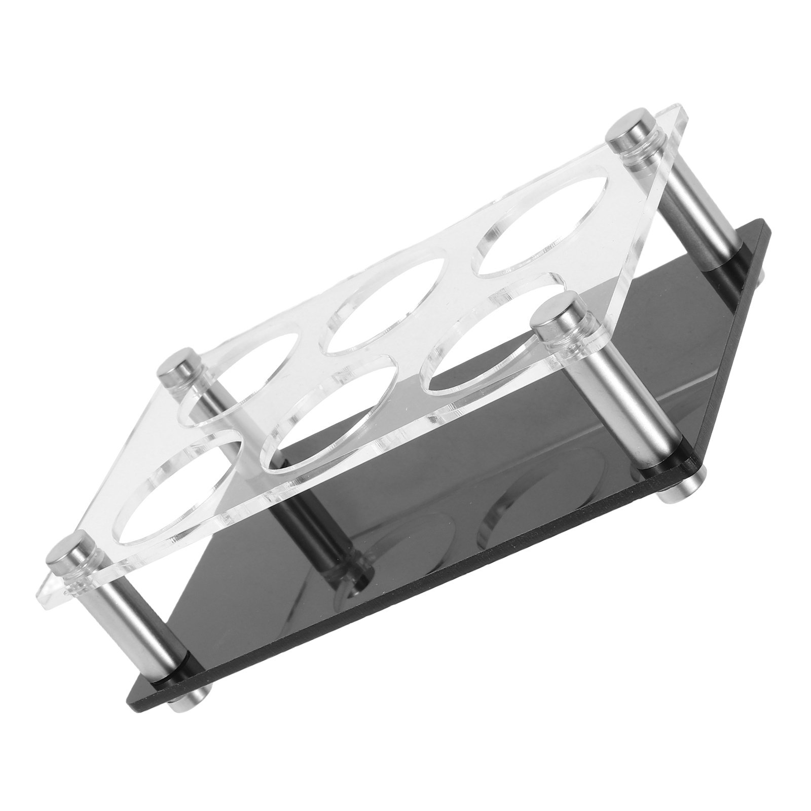 Tempat Gelas Shot 6 Lubang Bak - Home Bar Stand ulasan dan harga