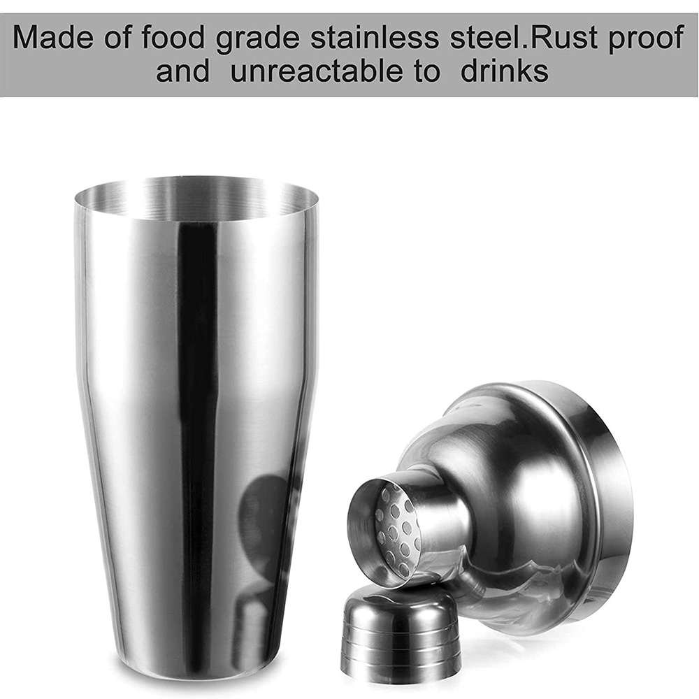 Set Pengocok Koktail Profesion - Boston Shaker Set ulasan dan harga