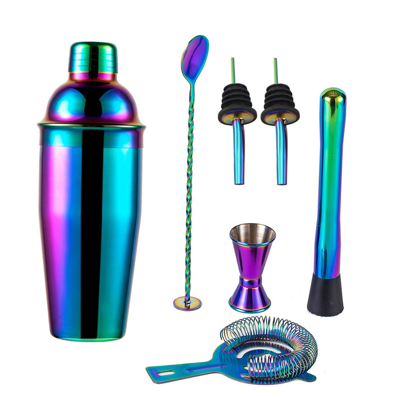 5/7 buah pengocok koktail pela - Boston Shaker Set ulasan dan harga