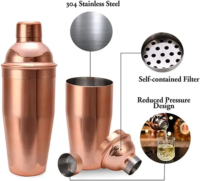 Set Perlengkapan Bartender 12- - Boston Shaker Set ulasan dan harga