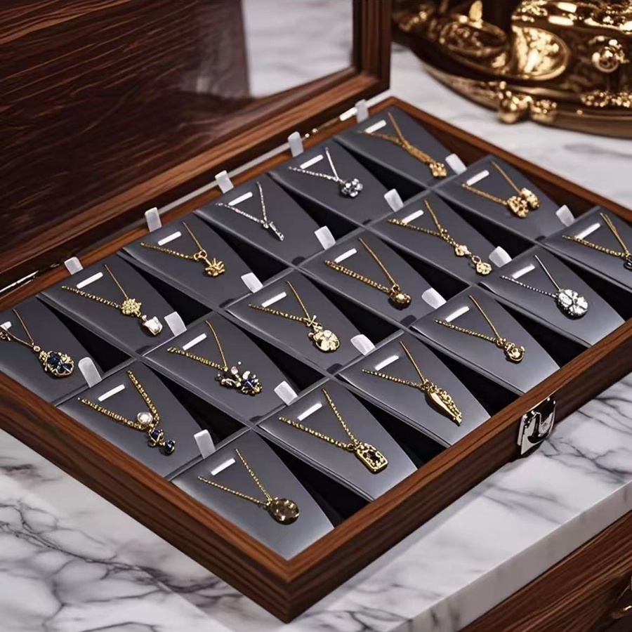 Kotak Perhiasan Liontin Kalung - Bar Cart Gold ulasan dan harga